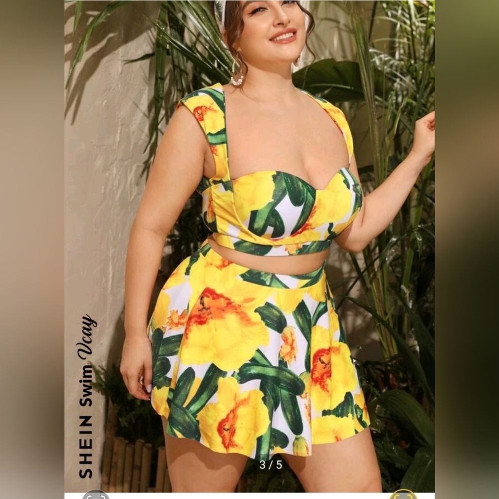 3 piece bathing suit